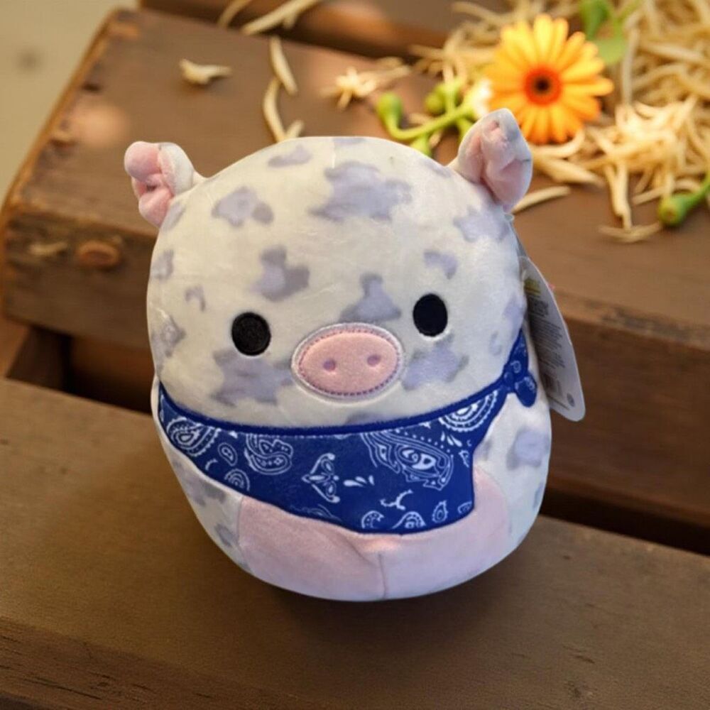 NWT Squishmallows Rosie The Pig Squishy Plush Toy 8” Bio Tags Attached